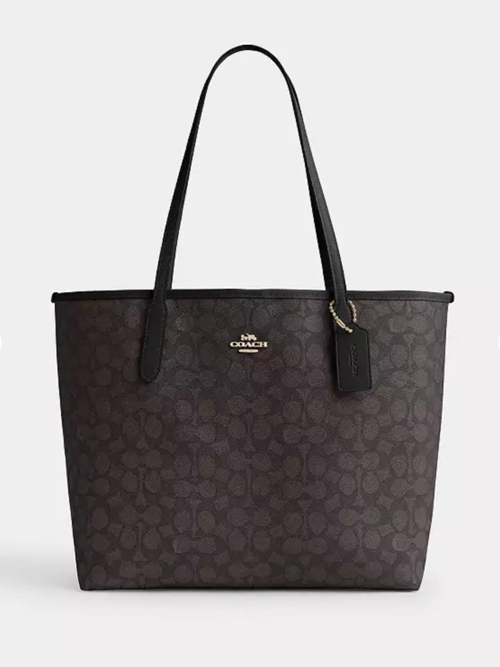 Coach City Tote Bag in Signature Canvas